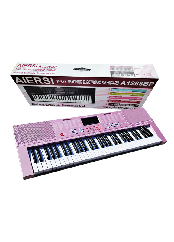 AIERSI PINK COLOUR ELECTRONIC ORGAN ARRANGER 288