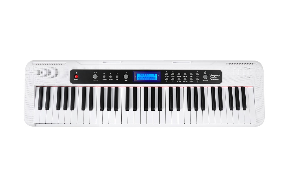 white colour 61 keys electronic piano (2)
